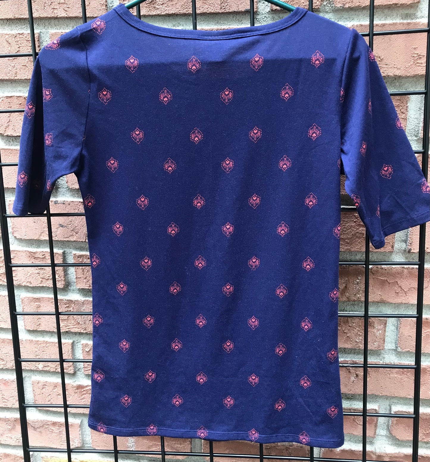 Navy and Red Lularoe Top