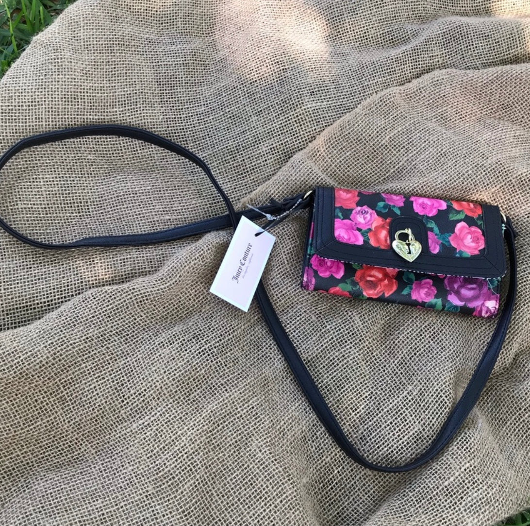 Juicy Couture Floral Wallet Purse