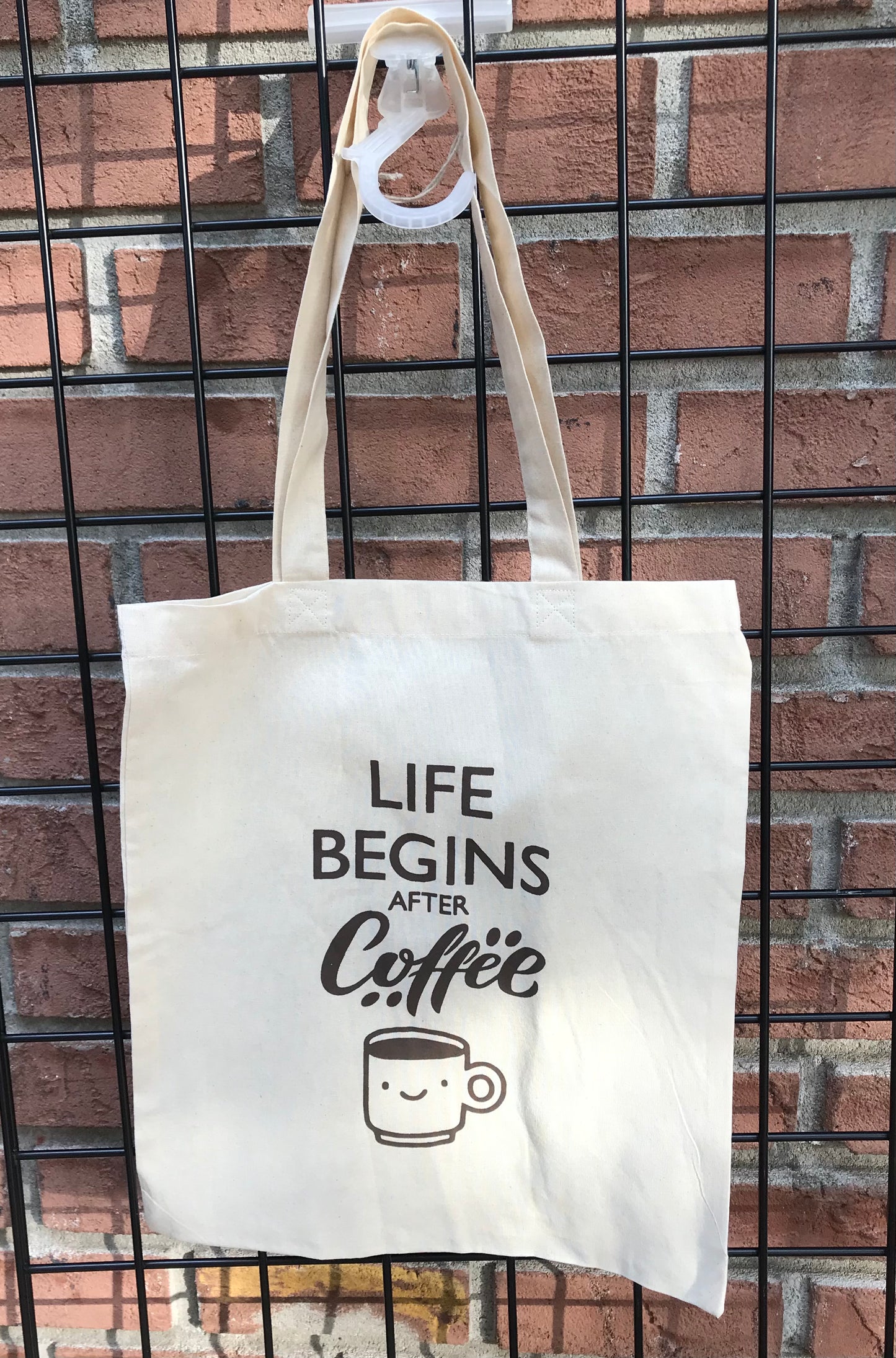 Life Begins with Coffee Tote