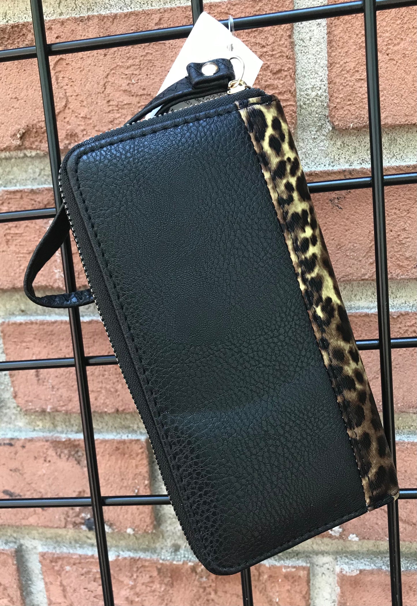 Black and Animal Print Wallet