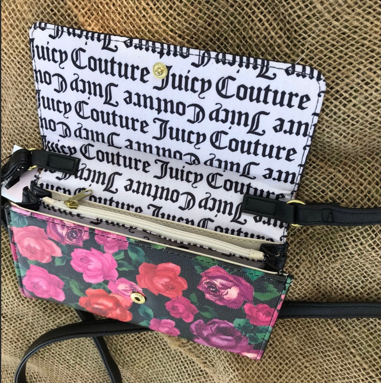 Juicy Couture Floral Wallet Purse