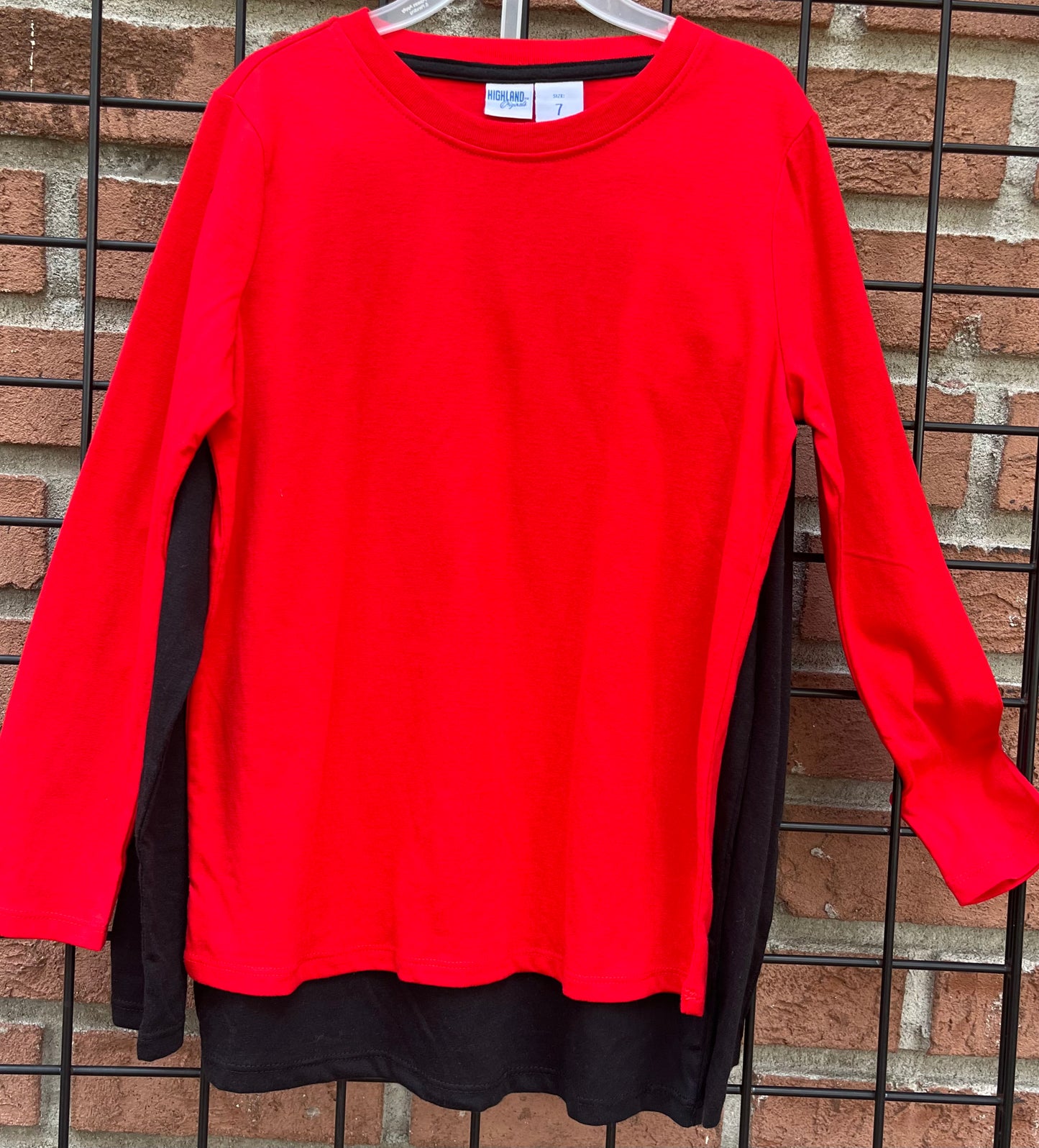 Red and Black 2 Pack of Long Sleeve Shirts