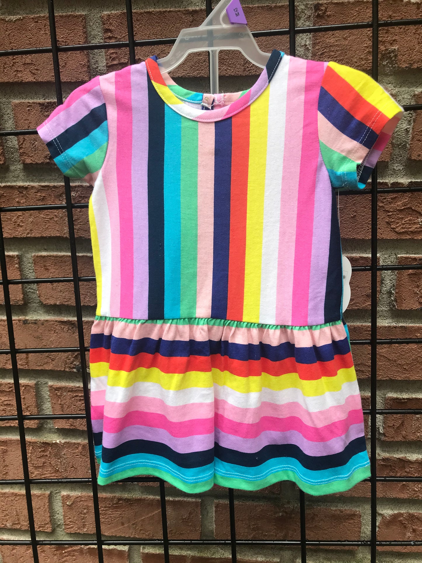 Multi Color Dress with Bloomers