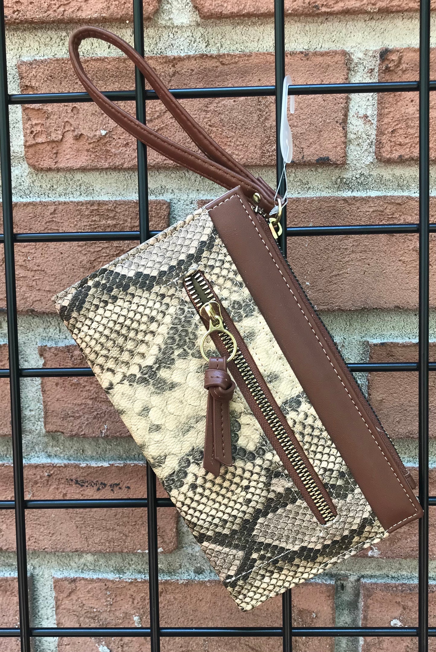 Snakeskin Inspired Wristlet