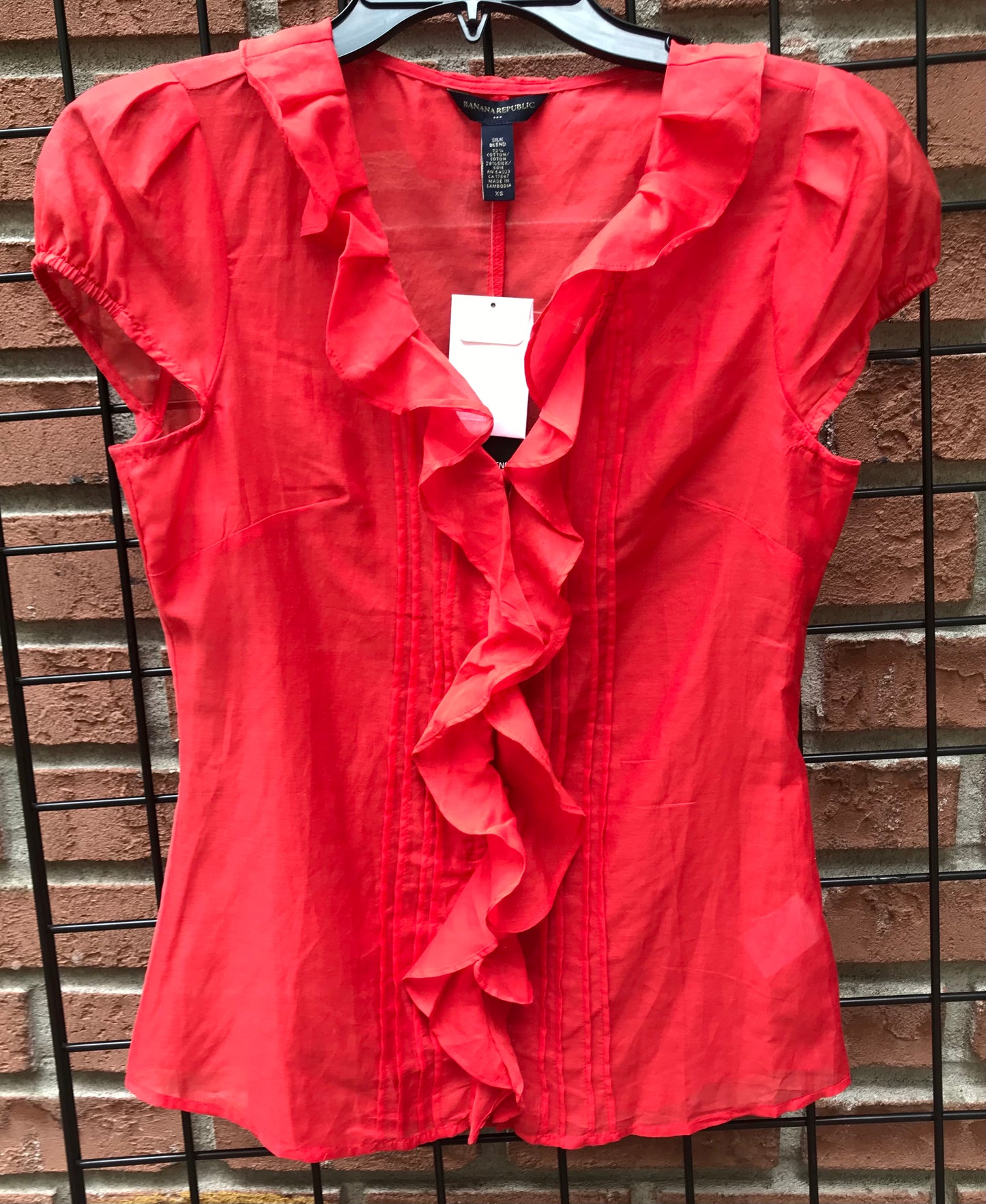 Red Banana Republic Silk Blend Top