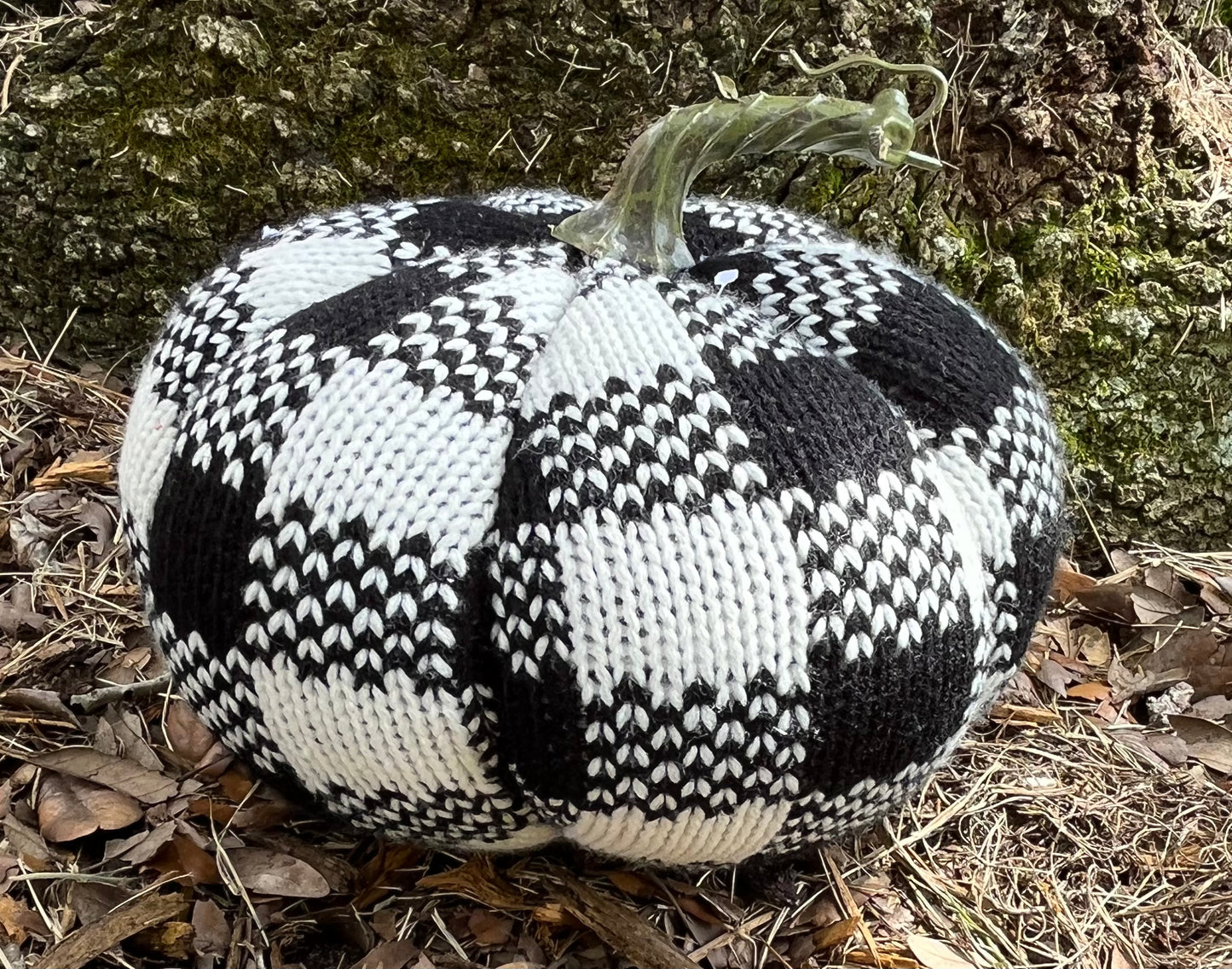 Buffalo Plaid Sweater Pumpkin